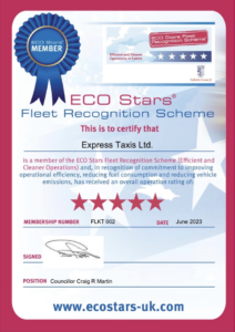Eco-star Certificate
